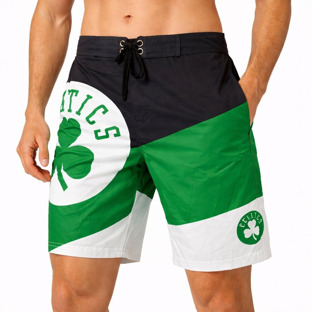 FOCO NBA Boston Celtics Men’s Board Shorts - Size Small - NWT